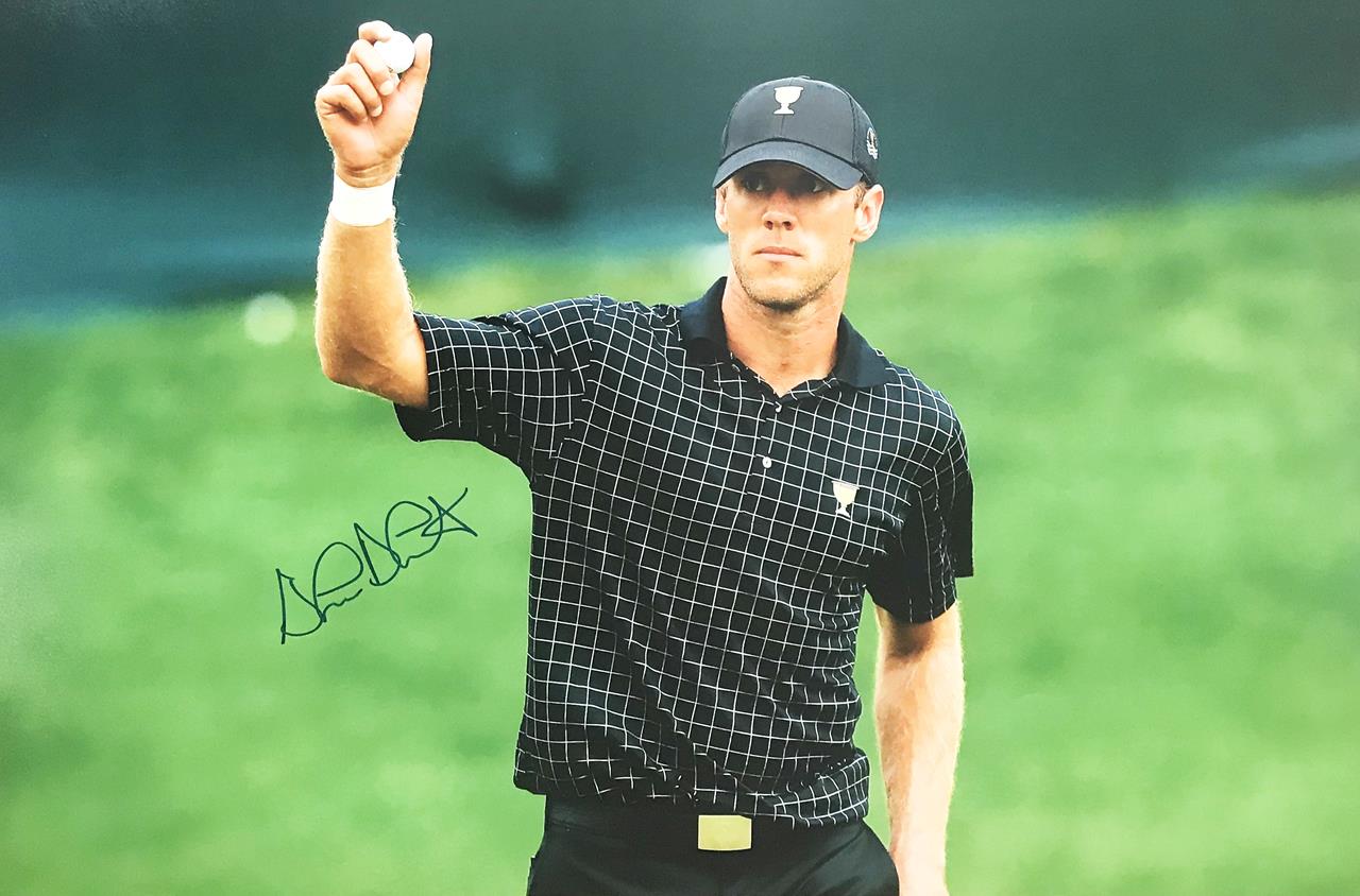 Signed Graham Delaet Poster Photo - Genuine Golf Autograph