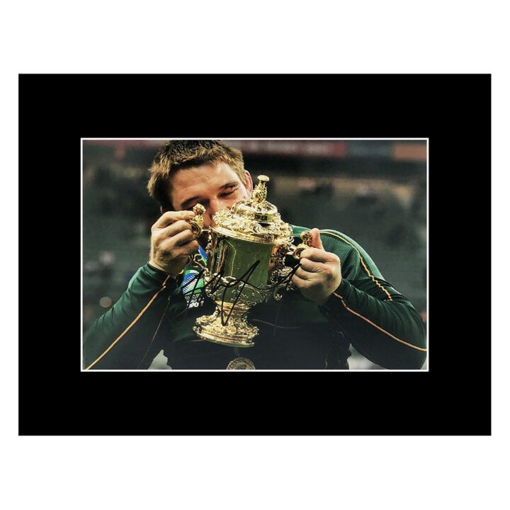 John Smit Autograph - Signed Springboks RWC Winner Photo Display