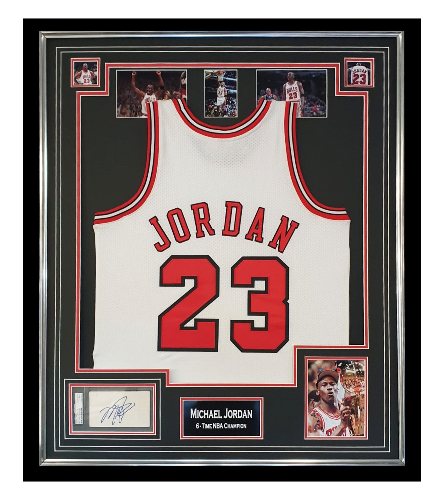 Signed Michael Jordan Jersey