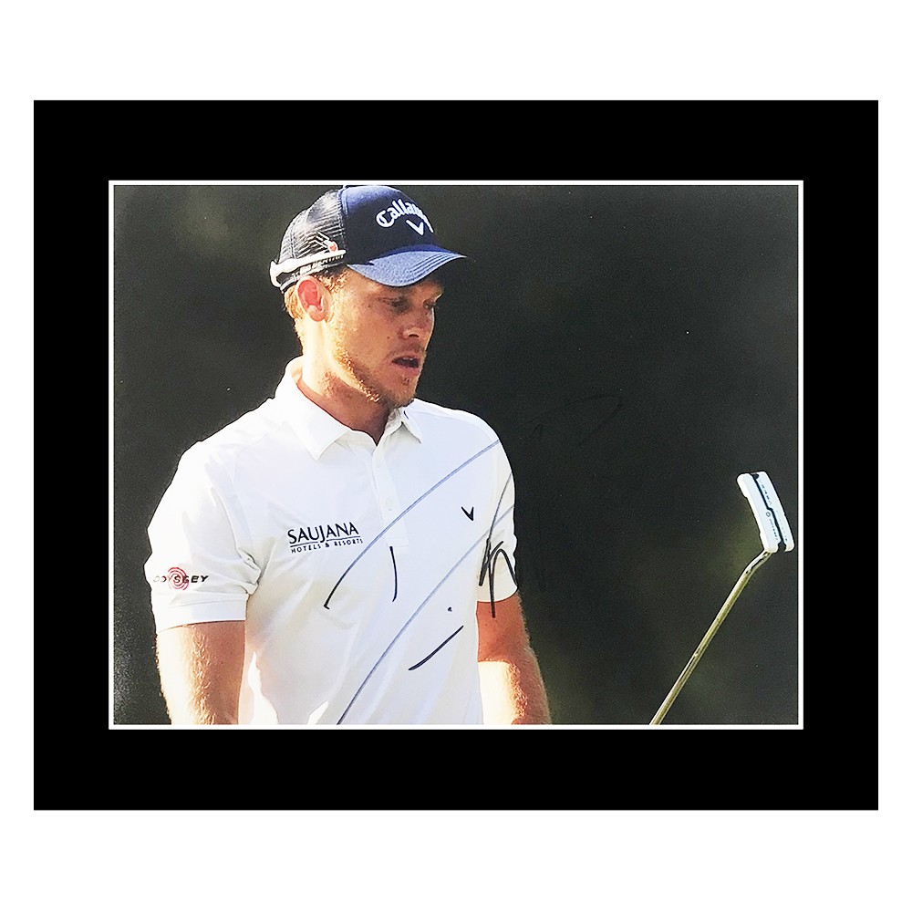 Signed Danny Willett Memorabilia