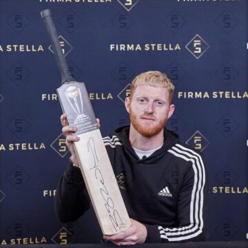 Signed Ben Stokes Cricket Bat - World Cup Winners 2019 Limited Edition