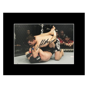 Signed John Hathaway Photo Display - MMA Icon