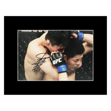 Signed Keita Nakamura Photo Display - MMA Icon