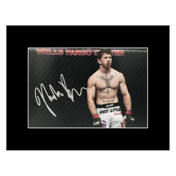 Signed Mike Brown Photo Display - MMA Icon