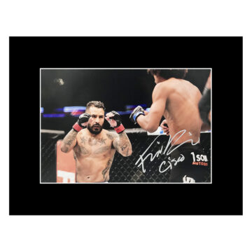 Francisco Rivera Signed Photo Display - MMA Icon