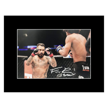 Matt Mitrione Signed Photo Display - MMA Icon