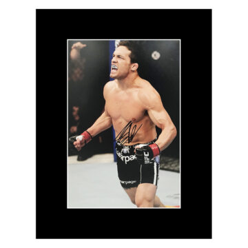 Signed Jake Ellenburger Photo Display - MMA Icon