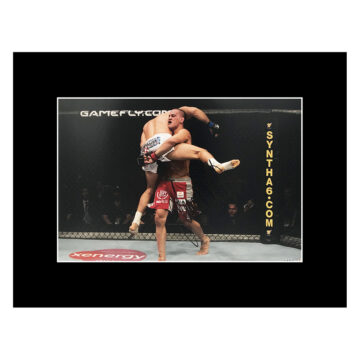 Signed James Te Huna Photo Display - MMA Icon