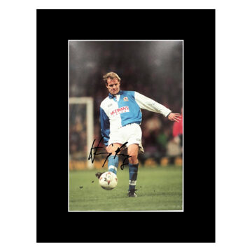 Signed Henning Berg Photo Display - Blackburn Rovers Autograph