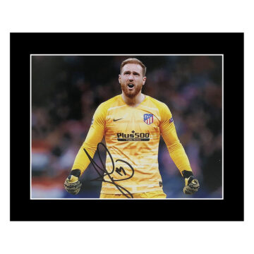 Jan Oblak Signed Photo Display - Atletico Madrid Autograph