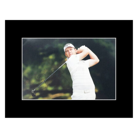 Signed Branden Grace Photo Display - Golf Autograph