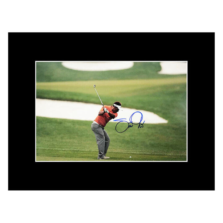 Signed Thongchai Jaidee Photo Display - Golf Autograph