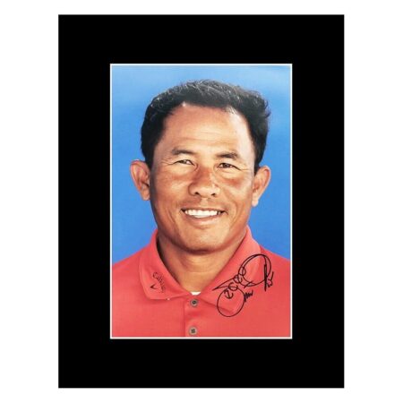 Signed Thongchai Jaidee Photo Display - Golf Icon