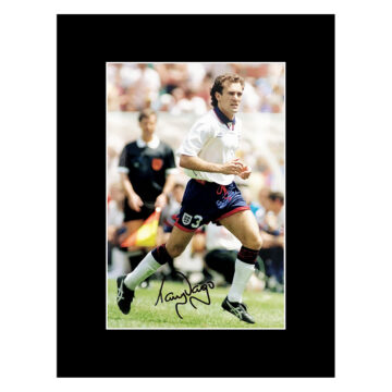 Signed Tony Dorigo Photo Display - England Autograph