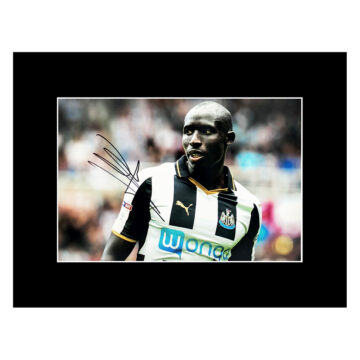 Mohamed Diame Signed Photo Display - Newcastle United Autograph