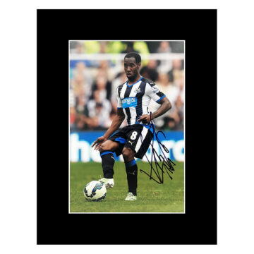 Signed Vurnon Anita Photo Display - Newcastle United Autograph