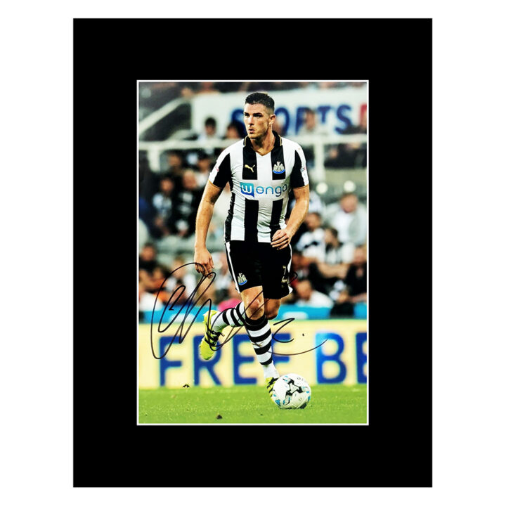 Signed Ciaran Clark Photo Display - Newcastle United Autograph