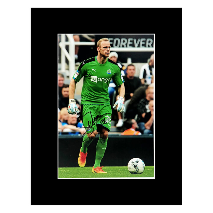 Signed Matz Sels Photo Display - Newcastle United Autograph