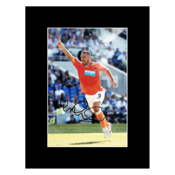 Signed Kevin Phillips Photo Display - Blackpool Autograph