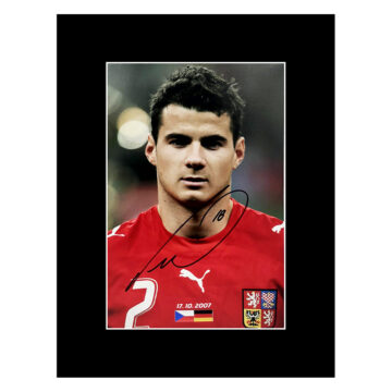 Signed Daniel Pudil Photo Display - Czech Republic Autograph