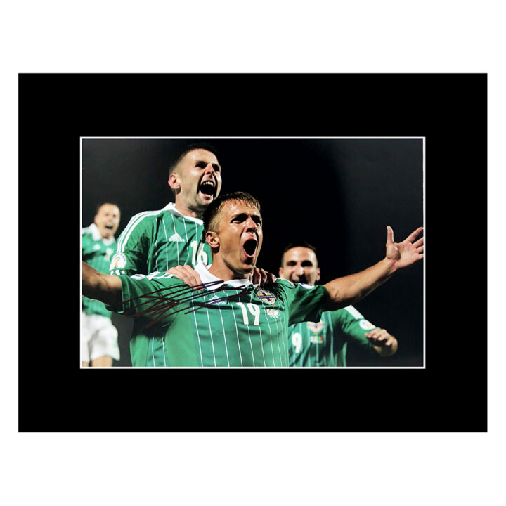 Signed Jamie Ward Photo Display - Northern Ireland Autograph