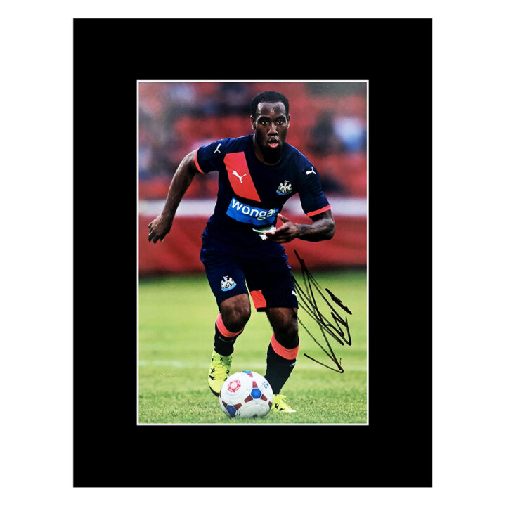 Signed Vurnon Anita Photo Display - Newcastle United Autograph