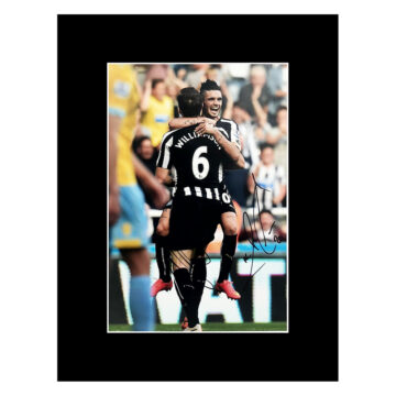 Signed Remy Cabella Michael Williamson Photo Display - Newcastle United Autograph