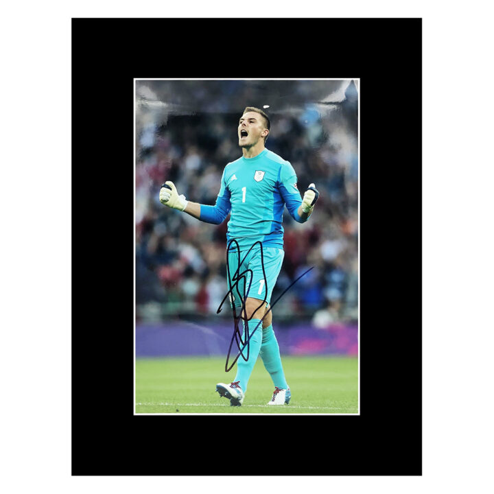 Signed Jack Butland Photo Display - England Autograph