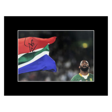 Signed Siya Kolisi Photo Display - South Africa Icon