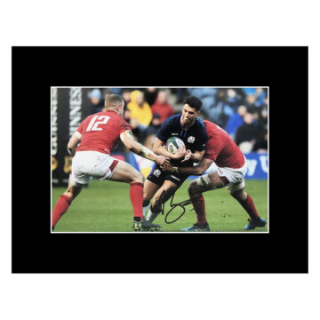 Adam Hastings Signed Photo Display - Scotland Rugby Icon