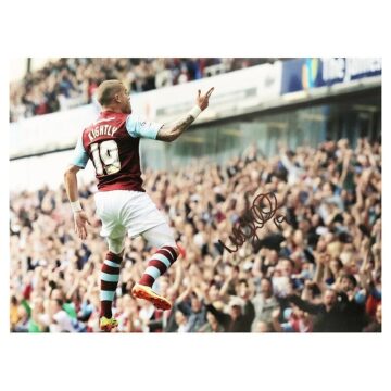 Signed Michael Kightly Poster Photo - Burnley Autograph