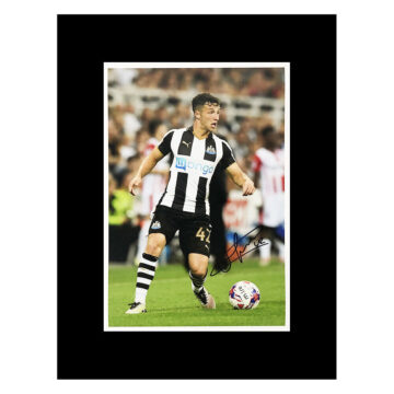 Jamie Sterry Signed Photo Display - Newcastle United Autograph