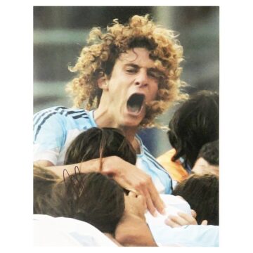 Signed Fabricio Coloccini Poster Photo - Argentina Autograph