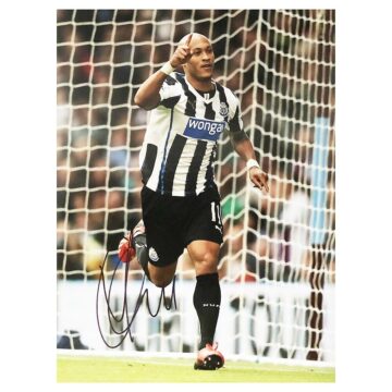 Yoan Gouffran Signed Poster Photo - Newcastle United Autograph