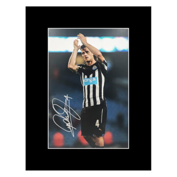 Signed Ryan Taylor Photo Display - Newcastle United Icon Autograph