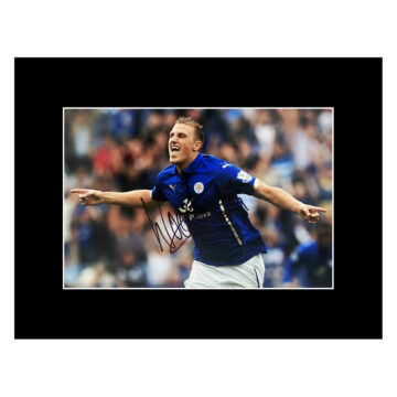 Signed Chris Wood Photo Display - Leicester Icon Autograph