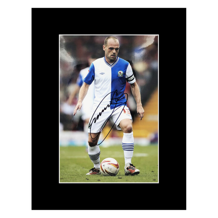 Signed Danny Murphy Photo Display - Blackburn Icon