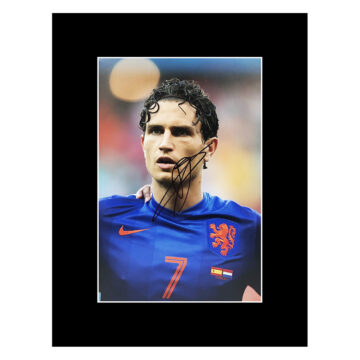 Signed Daryl Janmaat Photo Display - Holland Autograph