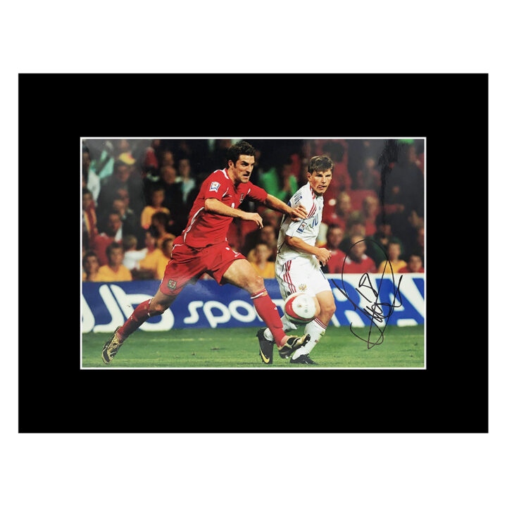 Signed Sam Ricketts Photo Display - Wales Autograph