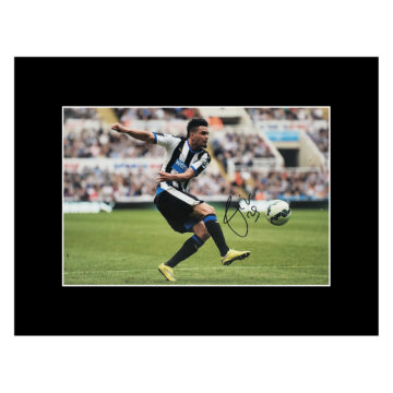 Signed Emmanuel Riviere Photo Display - Newcastle United Autograph