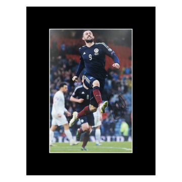 Signed Steven Fletcher Photo Display - Scotland Autograph