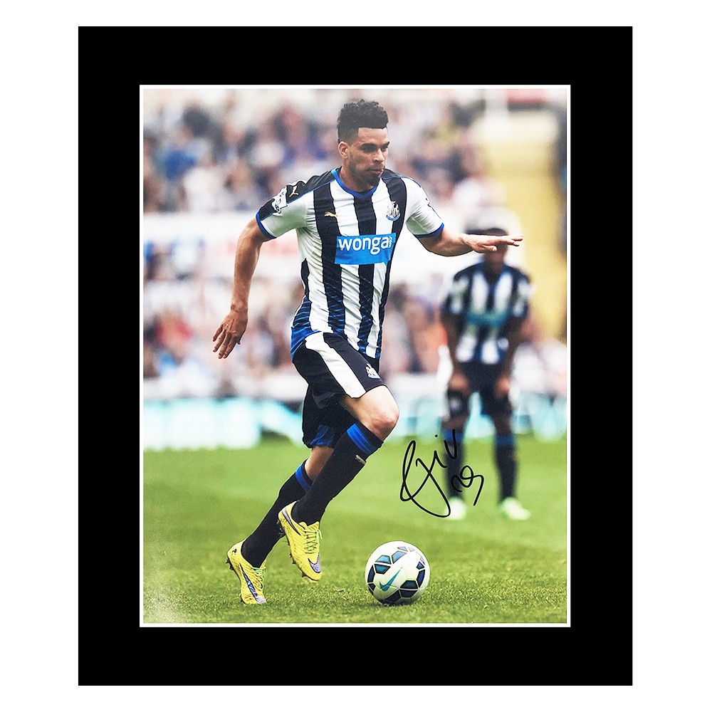 Signed Emmanuel Riviere Photo Display - Newcastle Icon Autograph