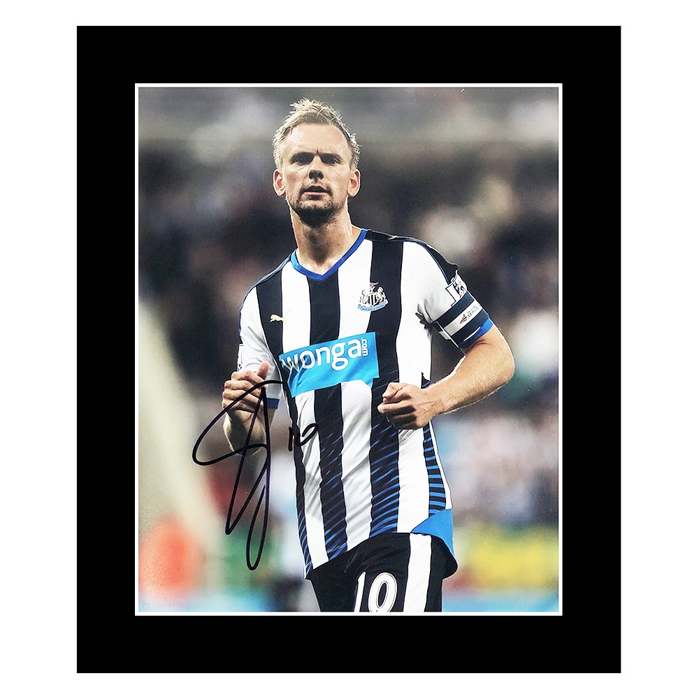 Signed Siem De Jong Photo Display - Newcastle Icon Autograph