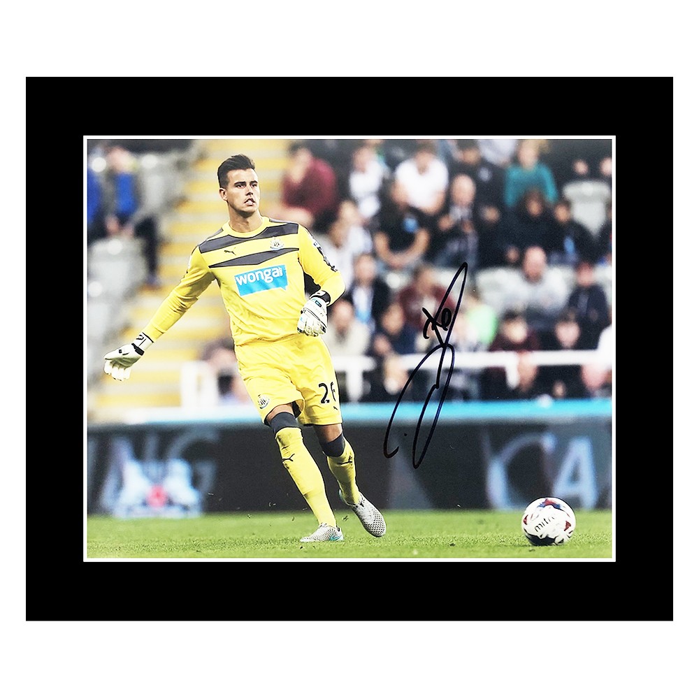 Signed Karl Darlow Photo Display - Newcastle Icon Autograph