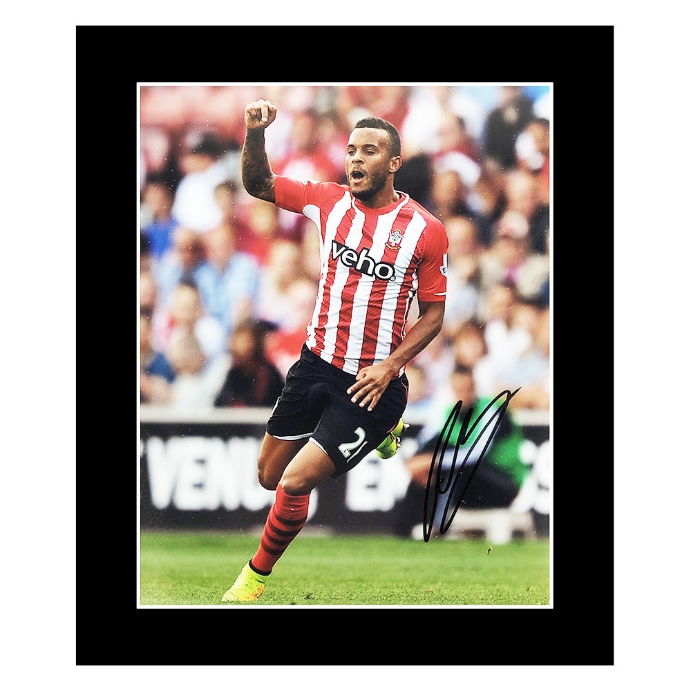 Signed Ryan Bertrand Photo Display - Southampton Icon Autograph