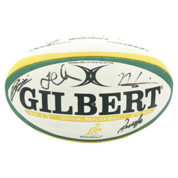 Signed Australia Rugby Ball - Squad Autograph