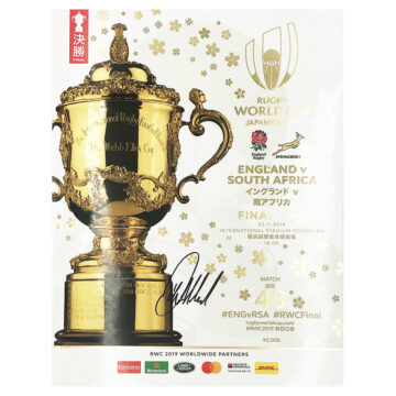 Signed Damien De Allende Programme - RWC Winner 2019