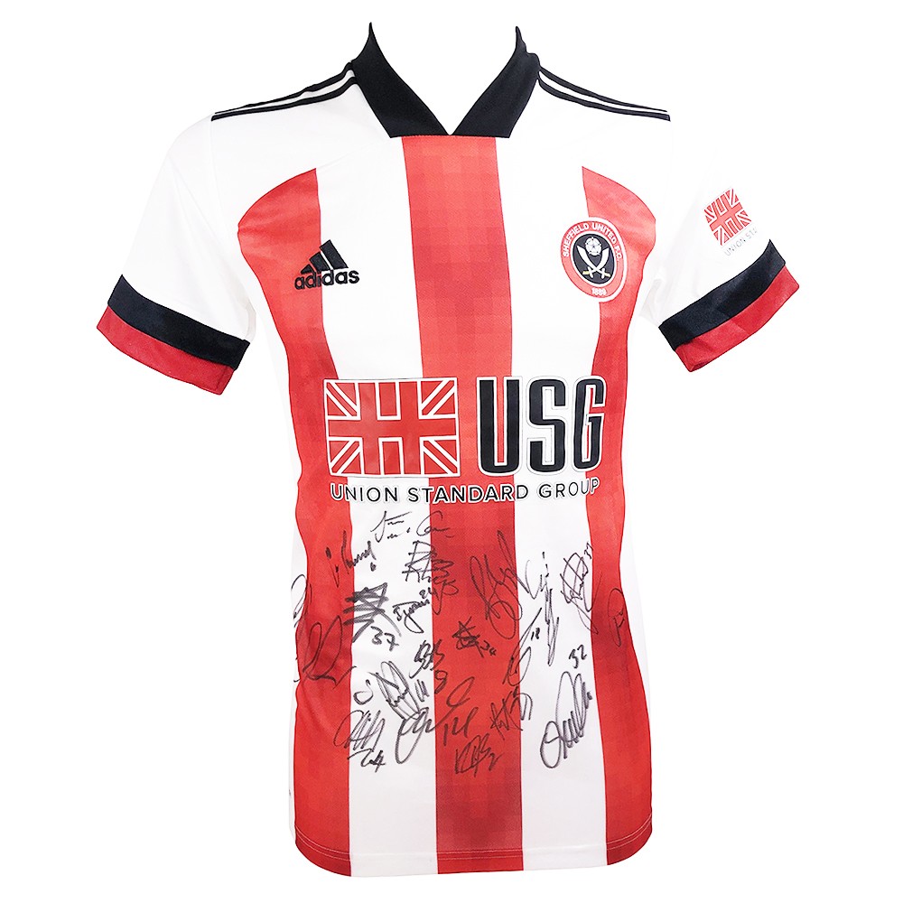 Signed Sheffield United Shirt - Squad Jersey Autograph