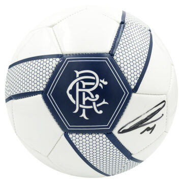 Signed Ryan Kent Football - Scottish Premiership Champion 2021