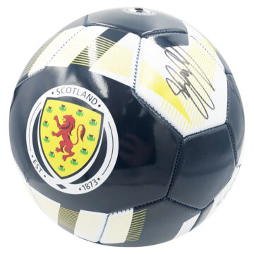 Signed Ryan Jack Football - Scotland Icon